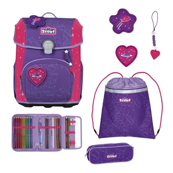 Scout Neo Exklusiv Superflash Extreme Schulranzen-Set 4-teilig