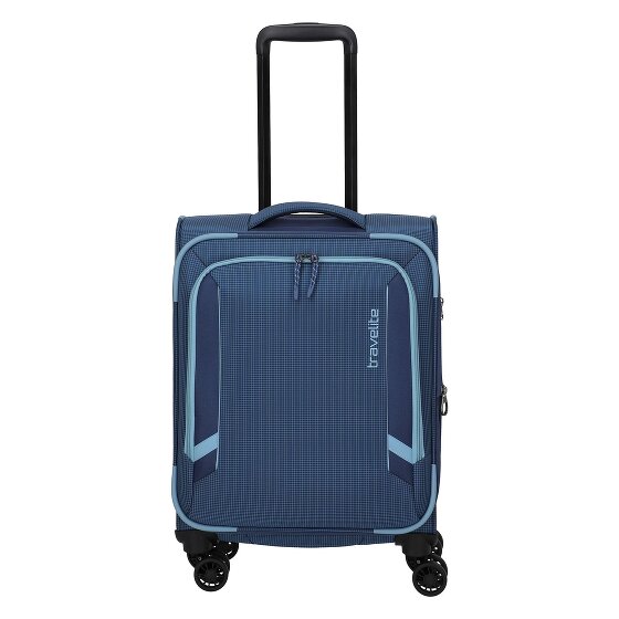 Travelite Corsiica 4 Rollen Kabinentrolley S 55 cm mit Dehnfalte