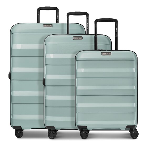 Redolz Pro PP 4 Rollen Kofferset 3-teilig mit Dehnfalte