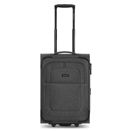 Redolz Essentials 12 2 Rollen Kabinentrolley S 55 cm mit Dehnfalte