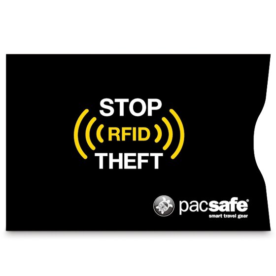 Pacsafe RFIDsafe Karten Schutzhüllen 2er Pack 10 cm