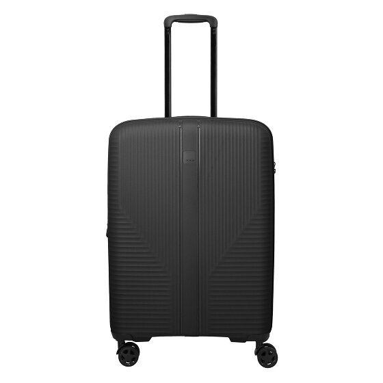 Travelite Air Stripe 4 Rollen Trolley M 66 cm mit Dehnfalte