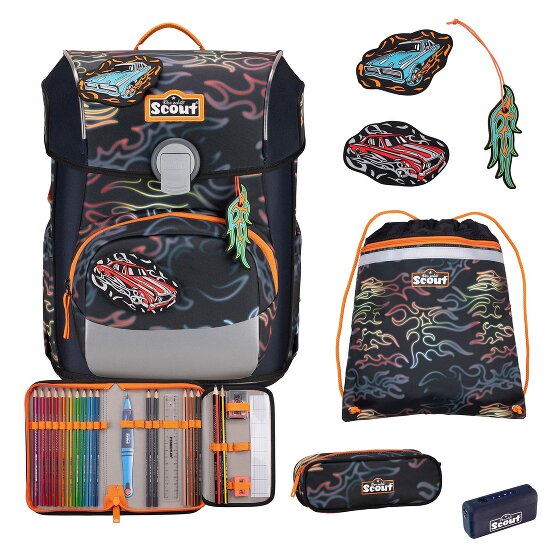 Scout Neo Exklusiv Safety Light Schulranzen-Set 5-teilig