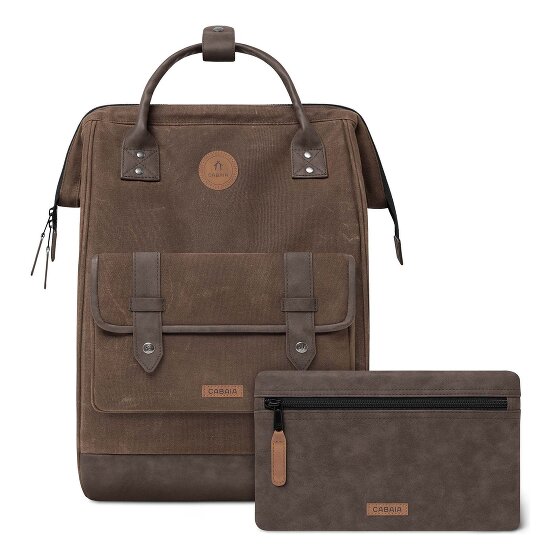 Cabaia Adventurer Waxed Cotton Large Daypack L 46 cm Laptopfach
