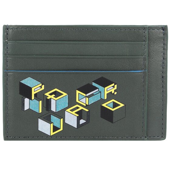 Piquadro Blue Square Revamp Kreditkartenetui RFID Leder 11,5 cm
