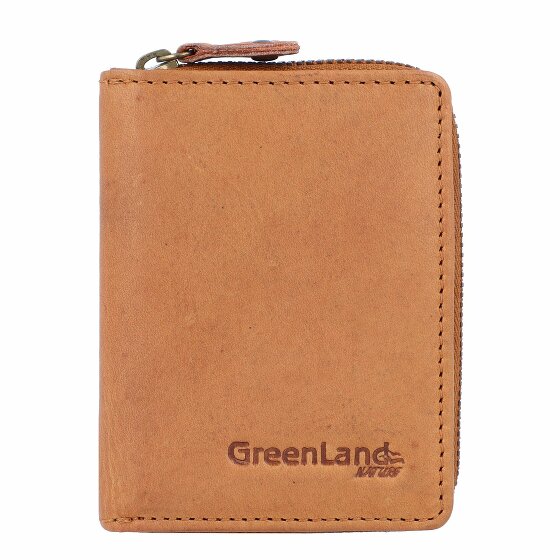 Greenland Nature GreenLand NATURE Geldbörse RFID Schutz Leder 7 cm