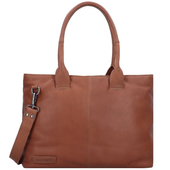 Plevier Structure Antilla Schultertasche RFID Schutz Leder 40 cm Laptopfach