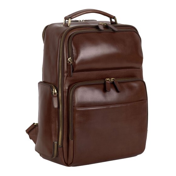 Leonhard Heyden Cambridge Rucksack Leder 42 cm Laptopfach