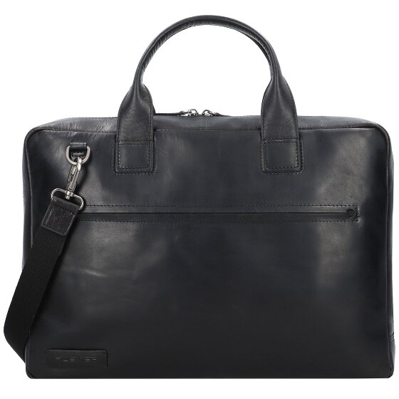 Plevier Rock Aktentasche RFID Schutz Leder 43 cm Laptopfach