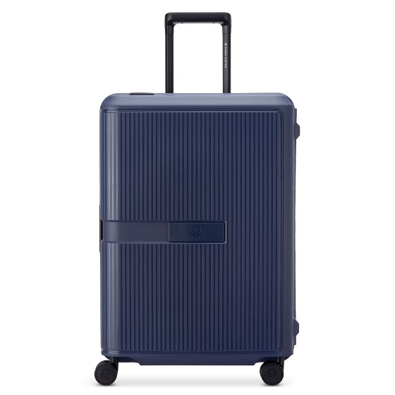 Delsey Paris x United Colors of Benetton Color Block Hardside 4-Rollen Trolley 67 cm