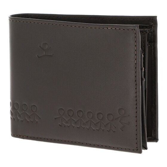 oxmox Leather Geldbörse RFID Schutz Leder 12 cm