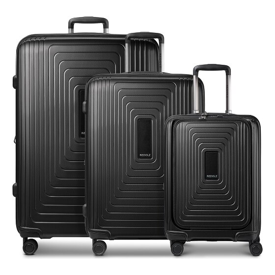 Redolz Essentials 14 4 Rollen Kofferset 3-teilig mit Dehnfalte