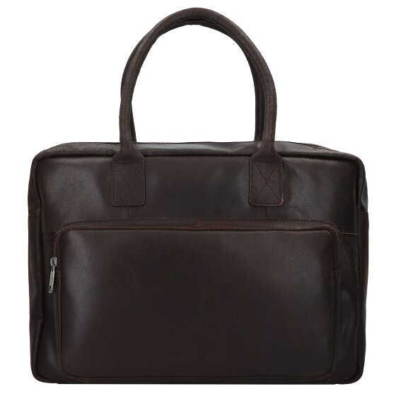 Burkely Vintage Mitch Aktentasche Leder 39 cm Laptopfach