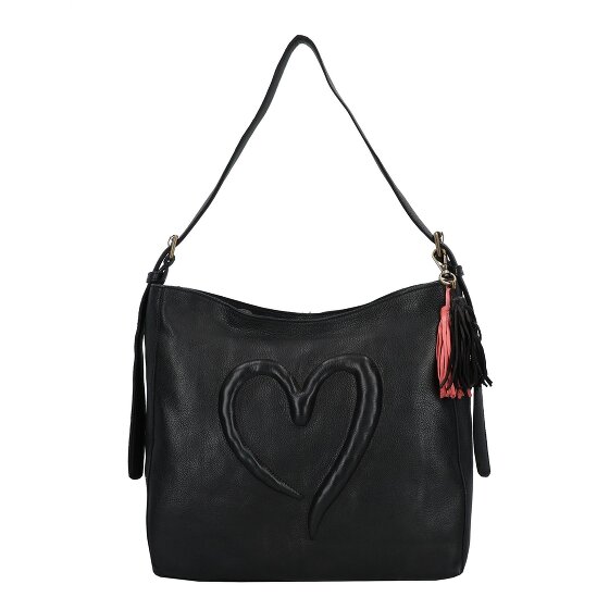 Taschendieb Wien Herzweg Schultertasche Leder 40 cm