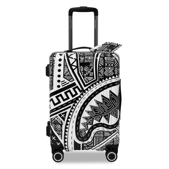 Sprayground Printed Zipper Shark AI Journey to the Mind 4 Rollen Kabinentrolley 55 cm