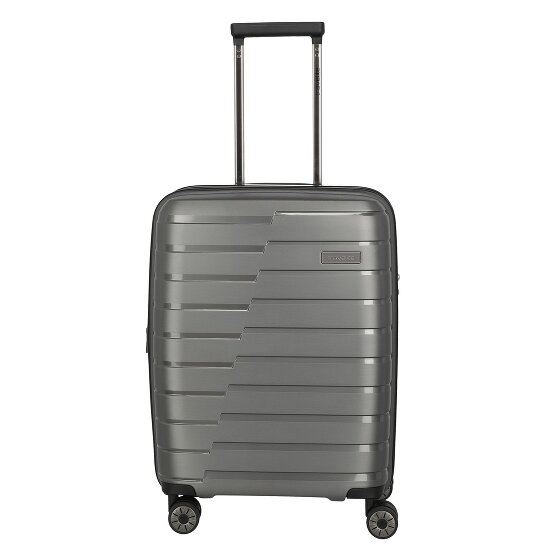 Travelite Air Base 4 Rollen Kabinentrolley 55 cm mit Dehnfalte