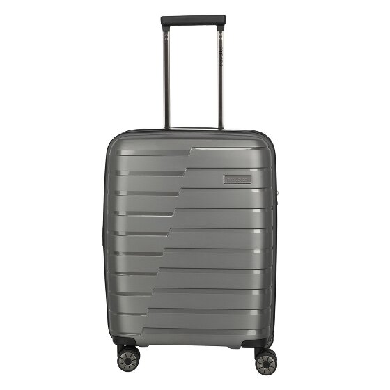 Travelite Air Base 4 Rollen Kabinentrolley 55 cm mit Dehnfalte