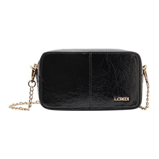 L.Credi Ordizana Umhängetasche 20 cm schwarz