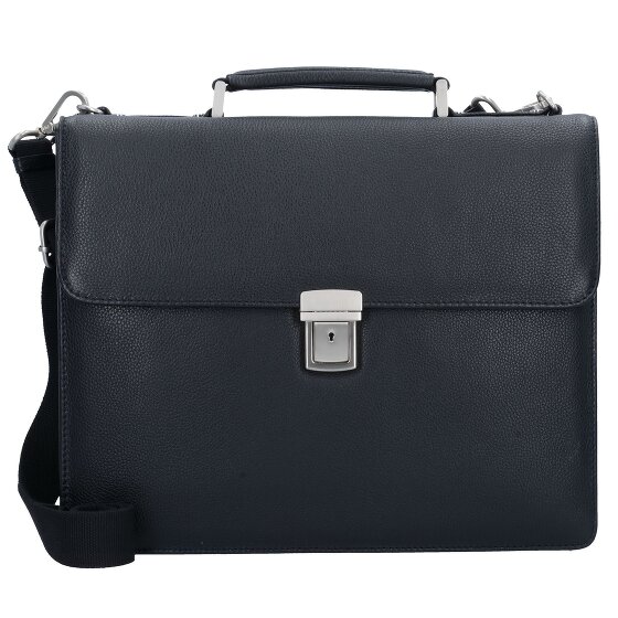 Leonhard Heyden Berlin Aktentasche Leder 38 cm Laptopfach