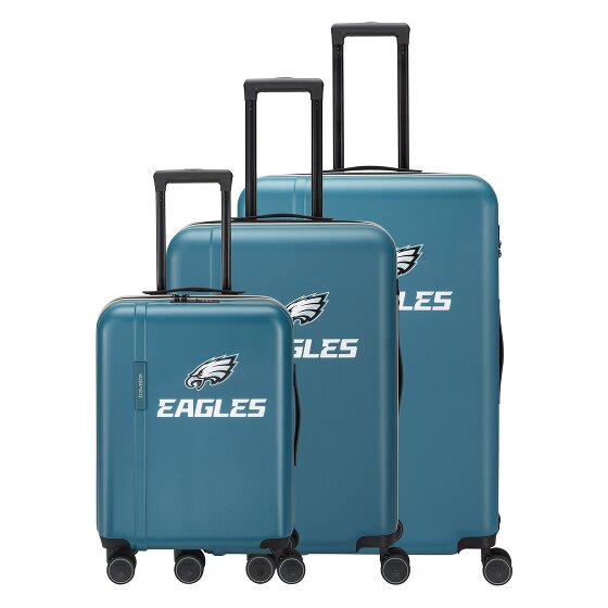 Travelite travelite x NFL 4 Rollen Kofferset 3-teilig mit Dehnfalte