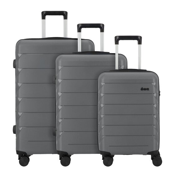 d&n Travel Line 4100 4 Rollen Kofferset 3-teilig