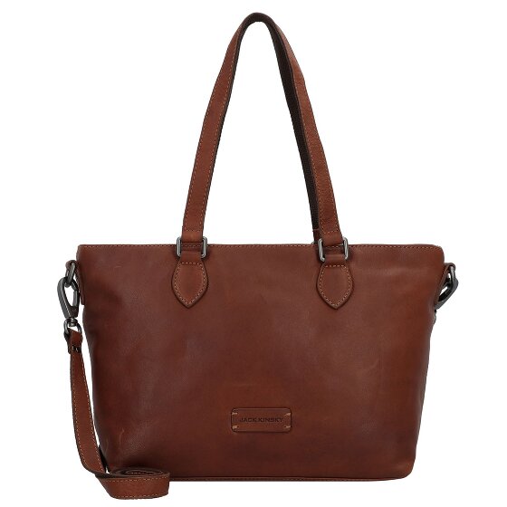 Jack Kinsky Schultertasche Leder 27 cm