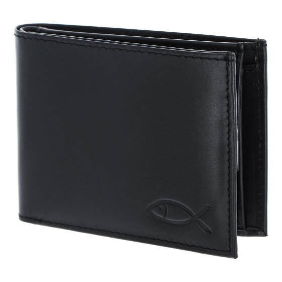 oxmox Leather Geldbörse RFID Schutz Leder 11 cm