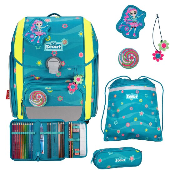 Scout Genius Schulranzen-Set 4-teilig