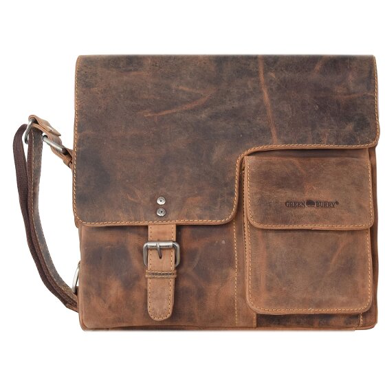 Greenburry Vintage Umhängetasche Leder 32 cm