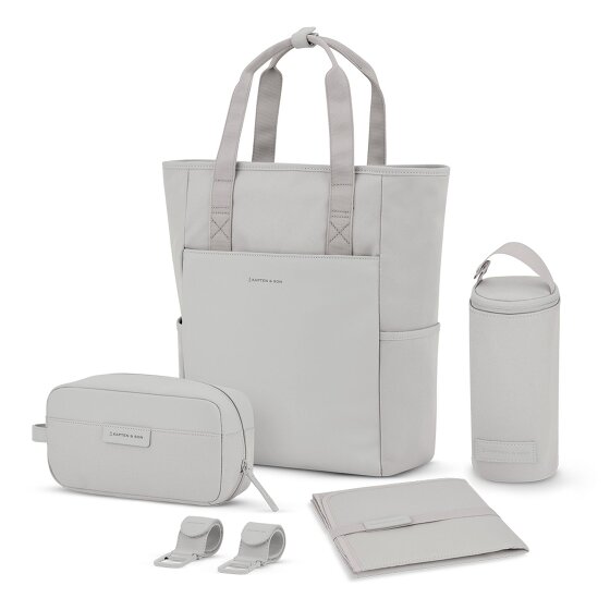 Kapten & Son Lindby Wickeltaschenset 4 tlg. Laptopfach