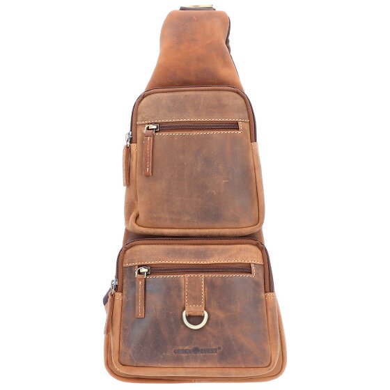 Greenburry Vintage Umhängetasche Leder 20 cm