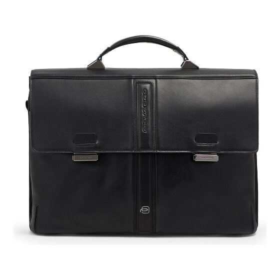 Piquadro Victor Aktentasche RFID Schutz Leder 42 cm Laptopfach