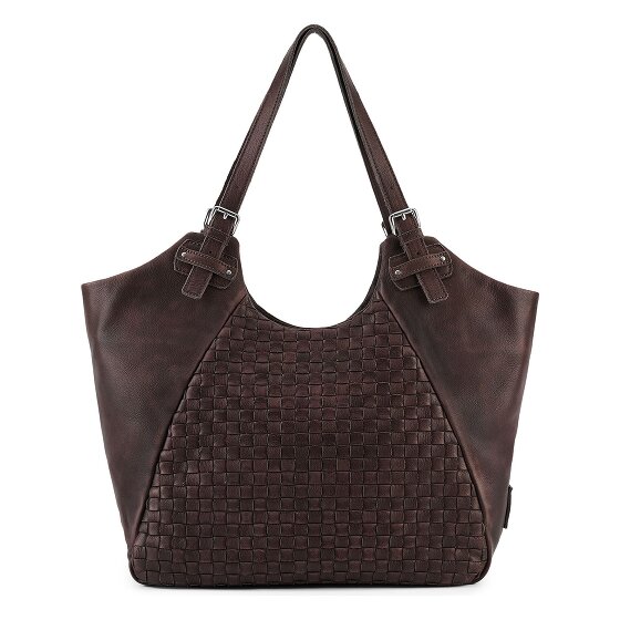 FredsBruder Calm Weave Shopper Tasche Leder 45 cm