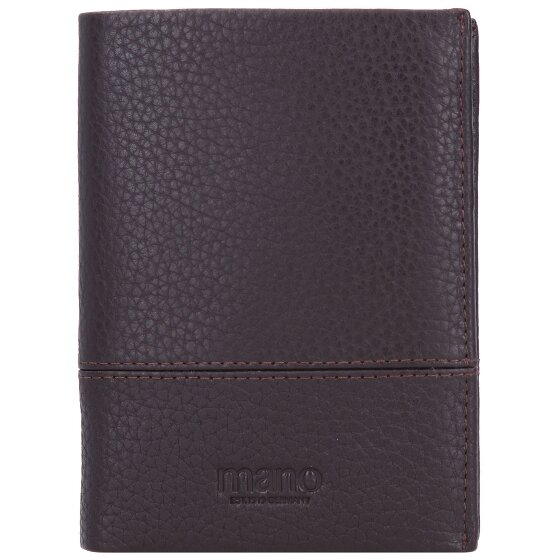 mano Don Tommas Geldbörse Leder 9 cm