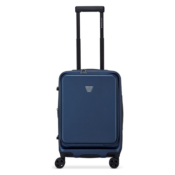 Roncato Florence 4-Rollen Kabinentrolley 55 cm mit Dehnfalte Laptopfach