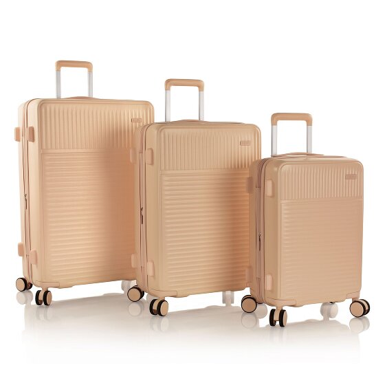 Heys Pastel 4 Rollen Kofferset 3-teilig mit Dehnfalte