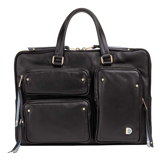 DuDu Pocket Aktentasche Leder 36 cm Laptopfach