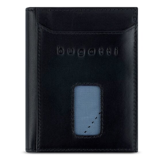 bugatti Secure Slim Geldbörse RFID Schutz Leder 8 cm