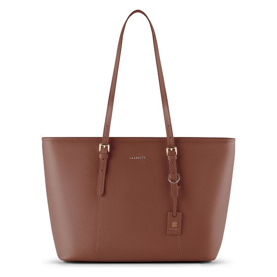 Lazarotti Bologna Leather XL Shopper Tasche Leder 35 cm