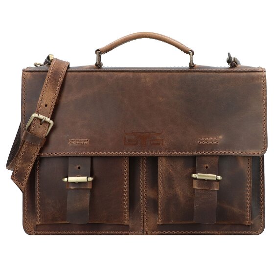 Mika Aktentasche Leder 38 cm