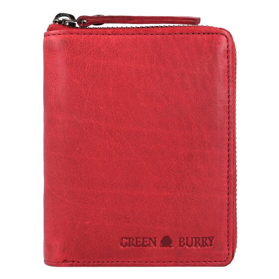 Greenburry Vintage Washed Geldbörse Leder 10 cm