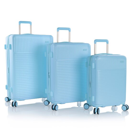 Heys Pastel 4 Rollen Kofferset 3-teilig mit Dehnfalte