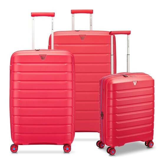 Roncato B-Flying Move 4 Rollen Kofferset 3-teilig mit Dehnfalte