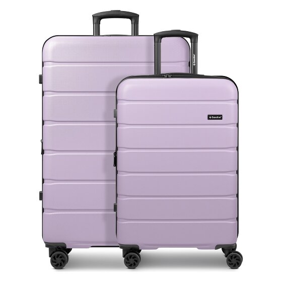 Saxoline Miami 4-Rollen Kofferset S + L mit Dehnfalte