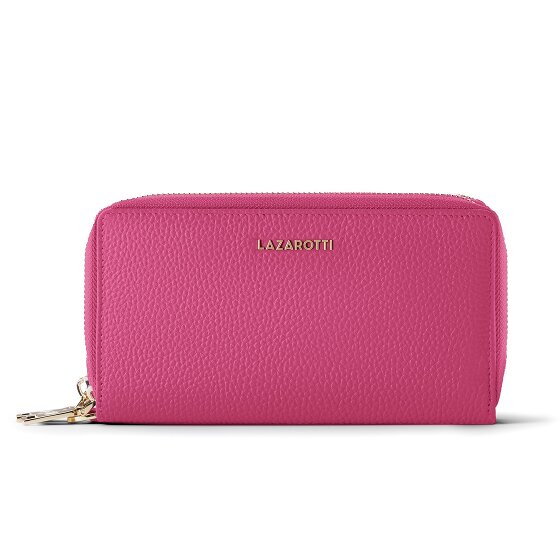 Lazarotti Bologna Leather XL Double Zip-Around Geldbörse RFID Leder 20 cm