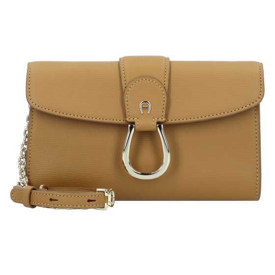 AIGNER Clutch Tasche Leder 22 cm