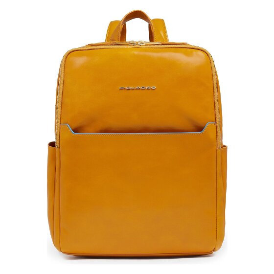 Piquadro Blue Square Daypack RFID Schutz Leder 37 cm Laptopfach