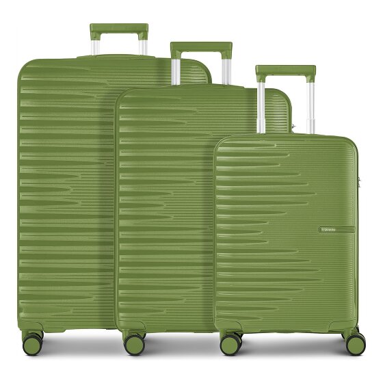 Travelite Pacific 4 Rollen Kofferset 3-teilig