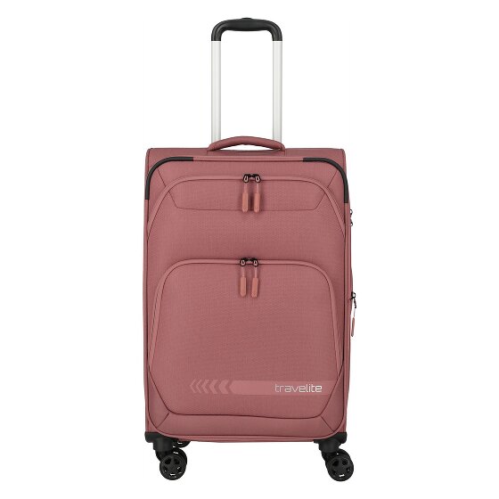 Travelite Kick Off 4 Rollen Trolley M 67 cm mit Dehnfalte
