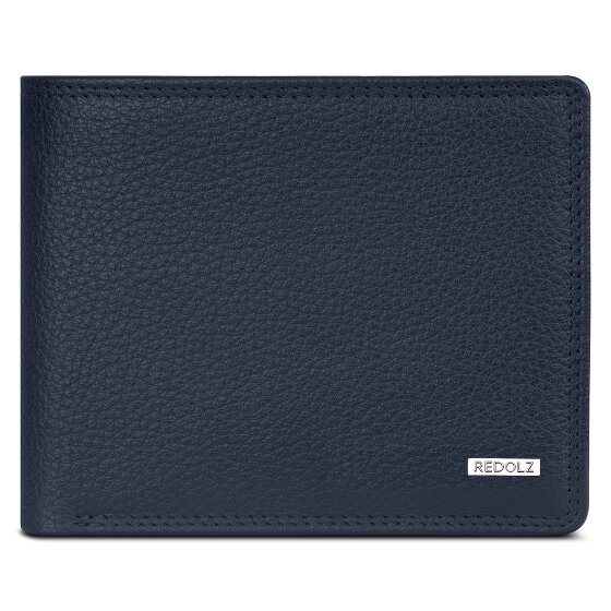 Redolz Leather Essentials QF Geldbörse RFID Leder 12 cm ausklappbar